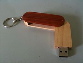 USB GỖ VỎ XOAY KG2